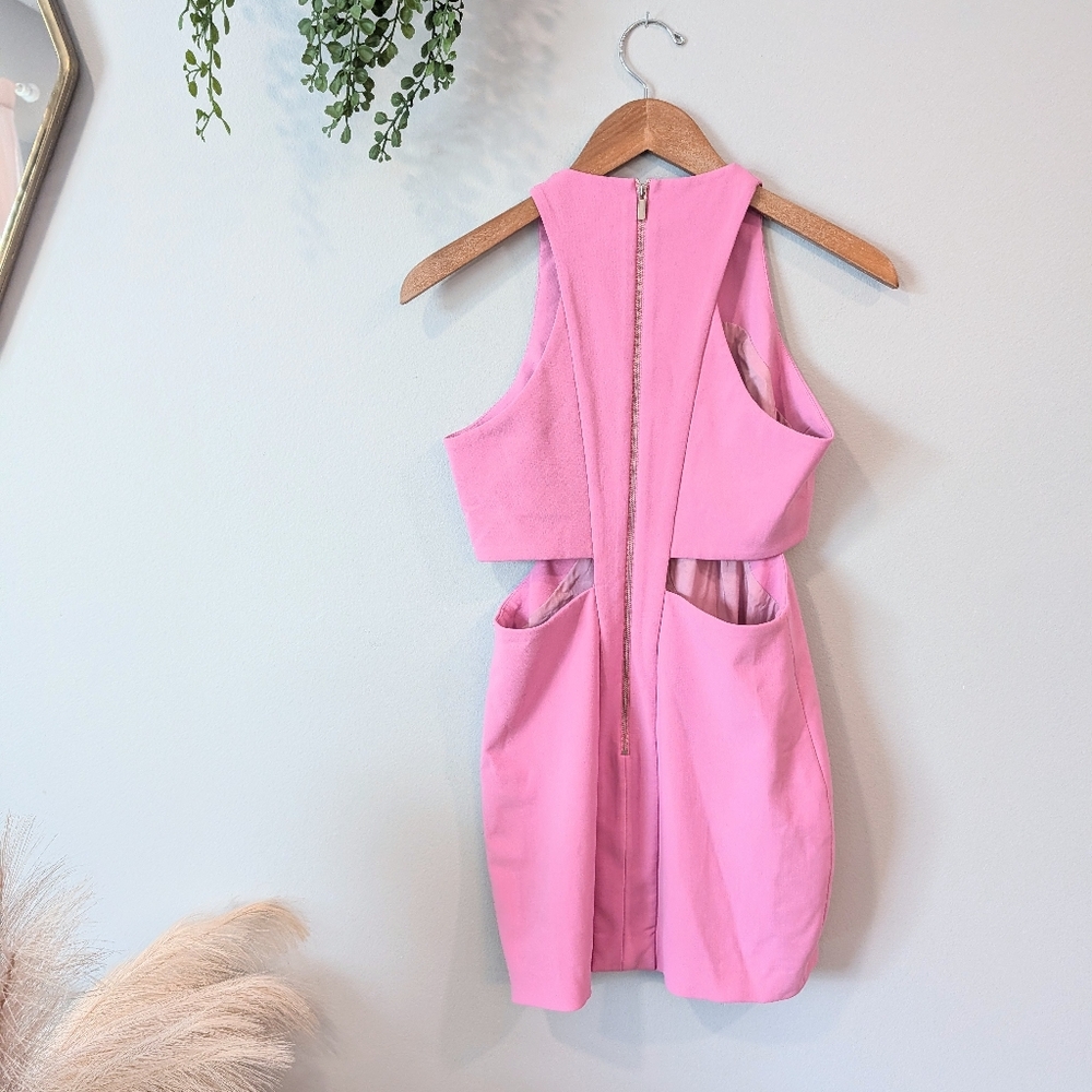 Elizabeth and James Pink Mini Dress Size 6 - Picture 3 of 7